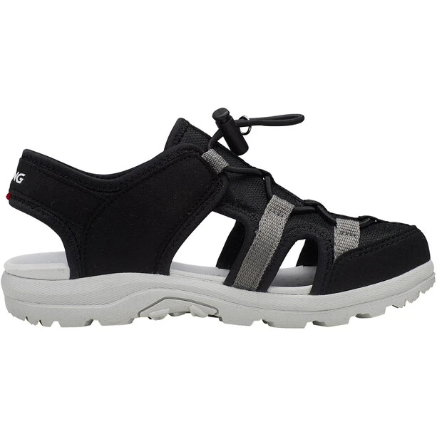 Viking Footwear Sandvika Sandales De Sport Enfant, Noir/blanc 3 Viking Footwear Sandvika Sandales De Sport Enfant, Noir/blanc – Image 3
